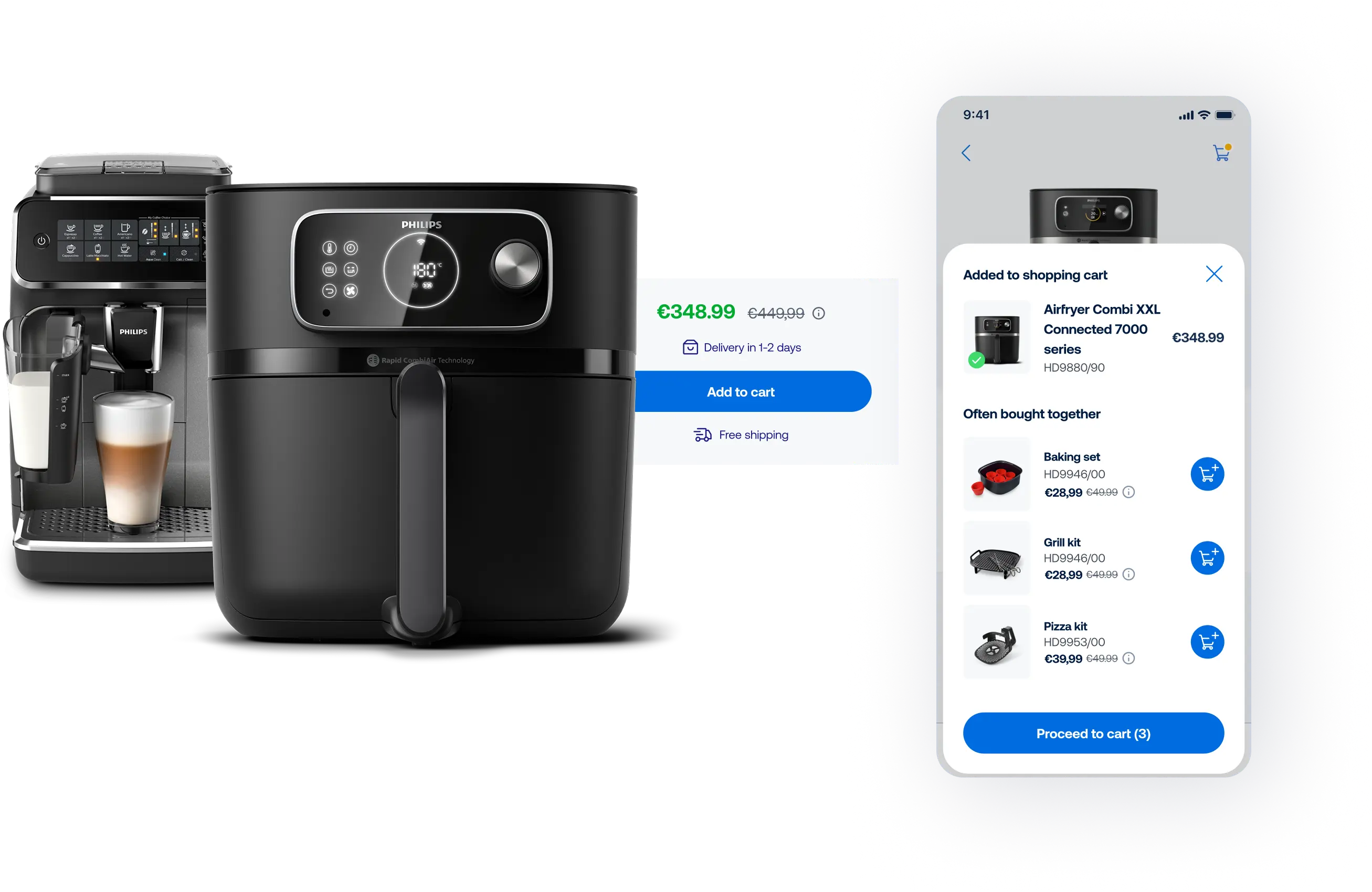 app showcasing Philips products