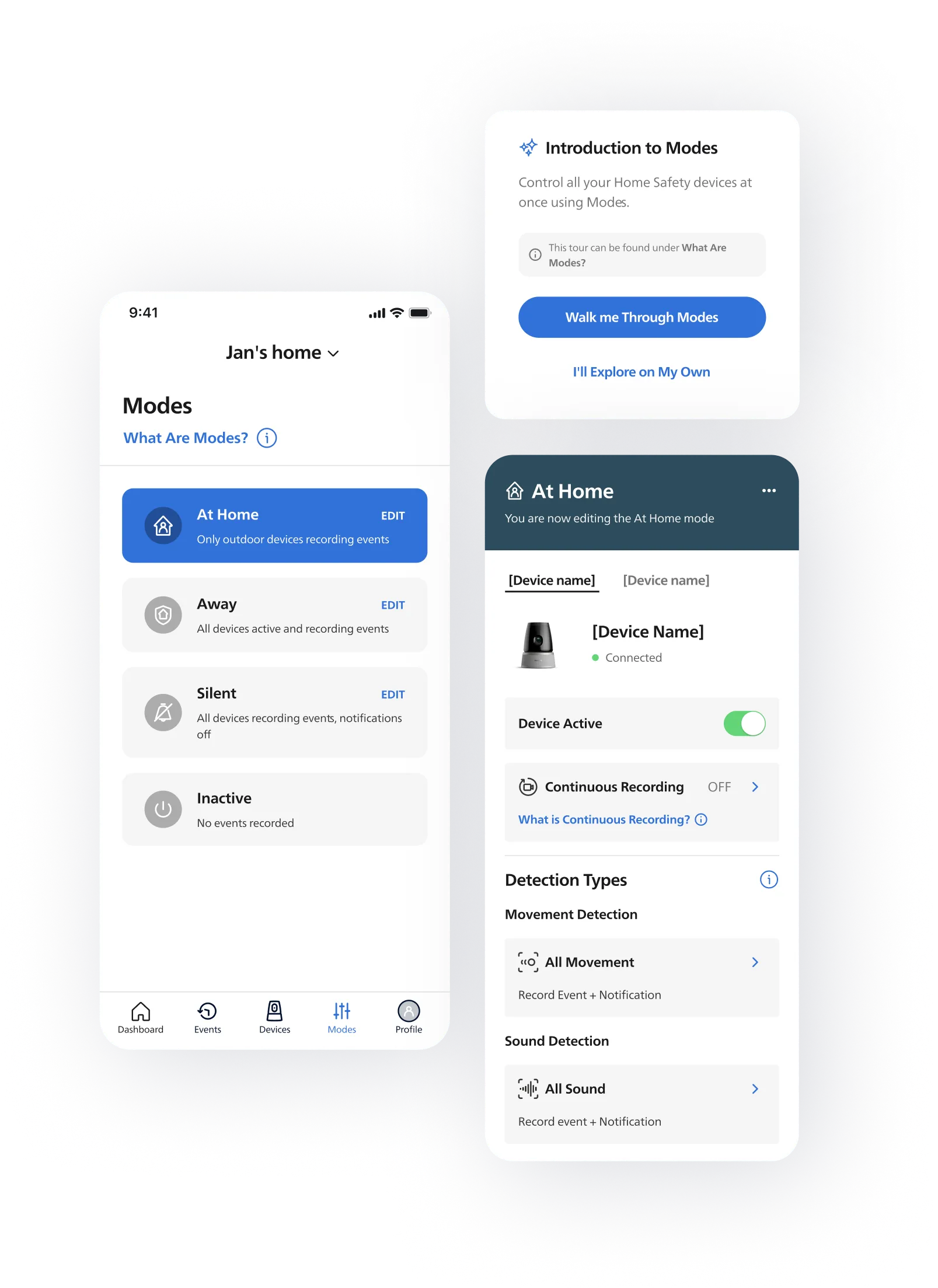 smart modes feature