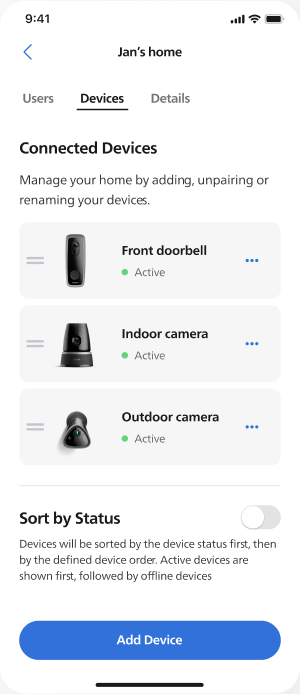 Settings smart appliance 1