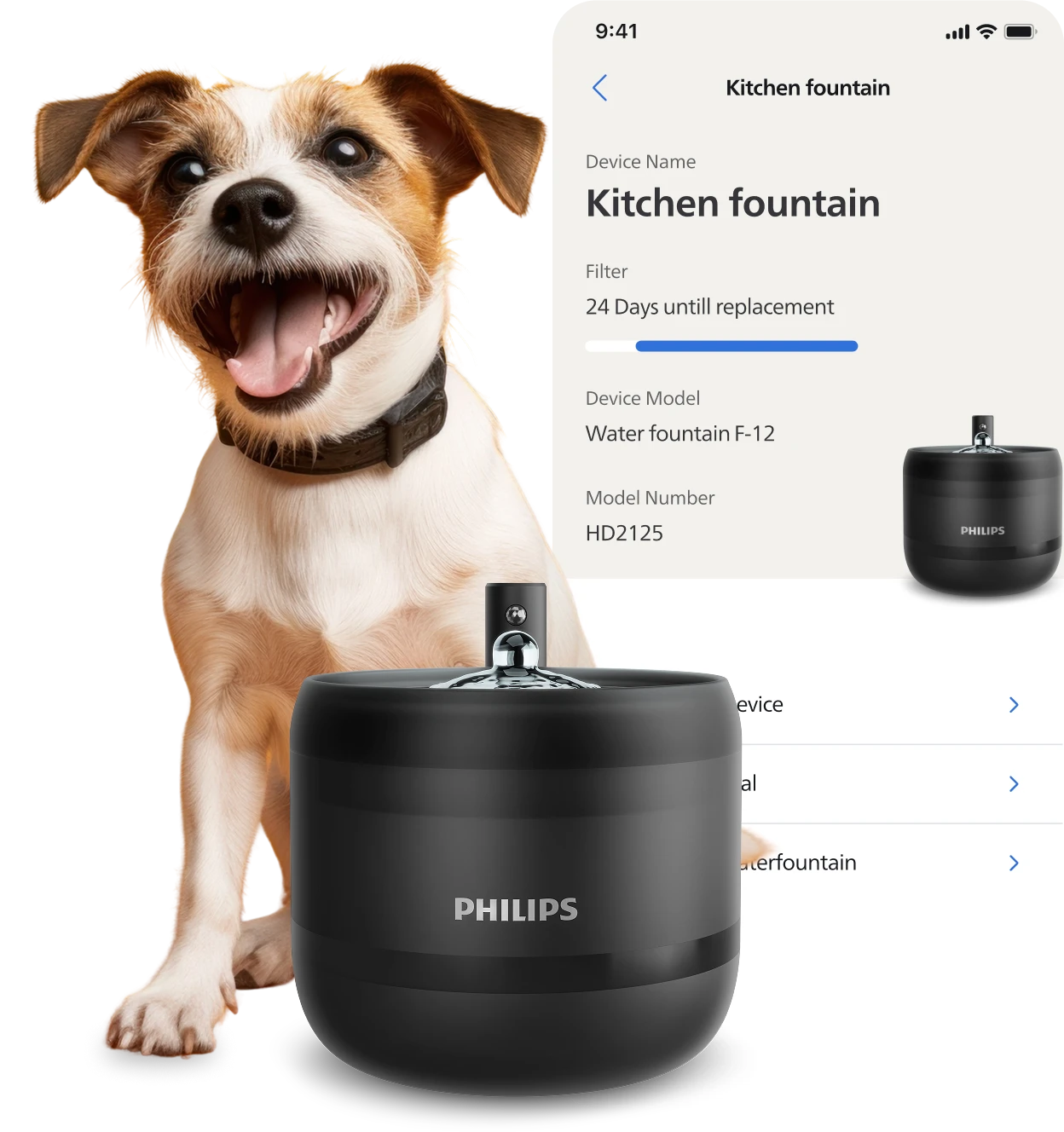 Smart hydration feature